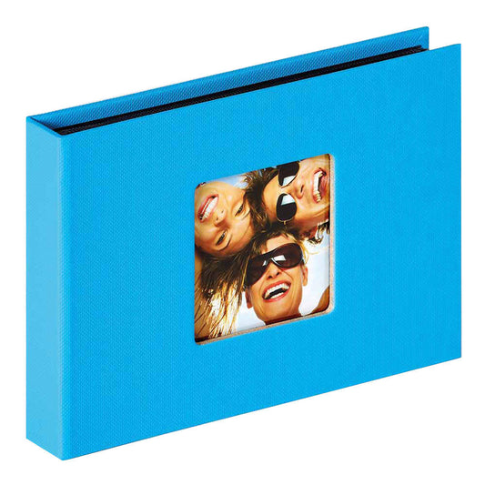 Walther Fun 6x4 Slip In Light Blue Mini Photo Album - 36 Photos