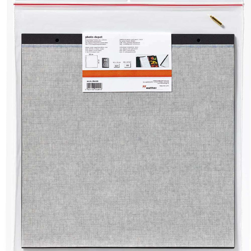 Refill Black Pages for Walther Premium Album JU312 JU512 Image 1