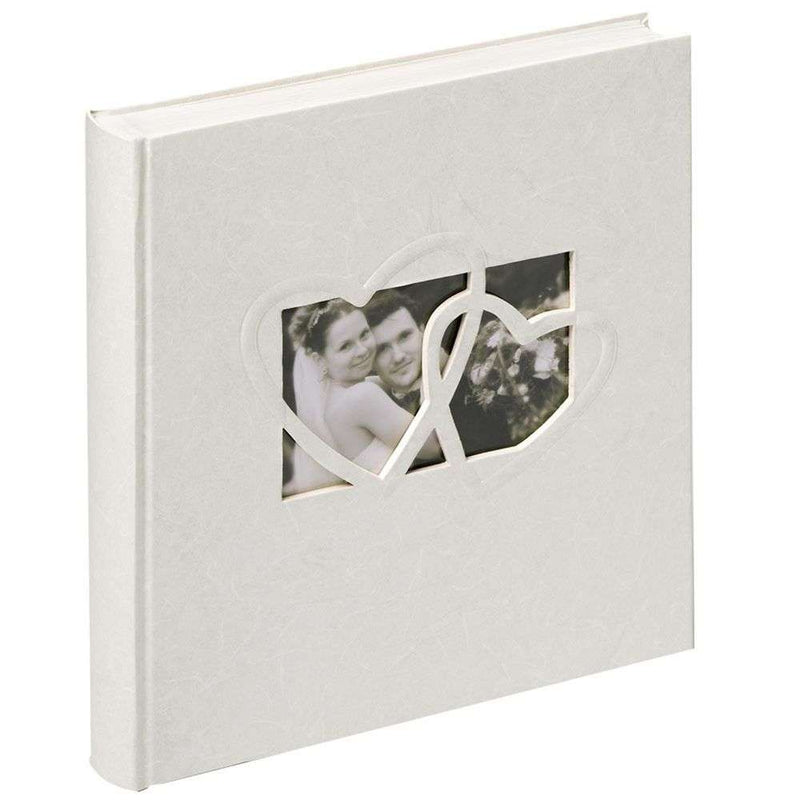 Walther Sweet Heart Traditional Cream Wedding Photo Album | 60 Sides Image 1
