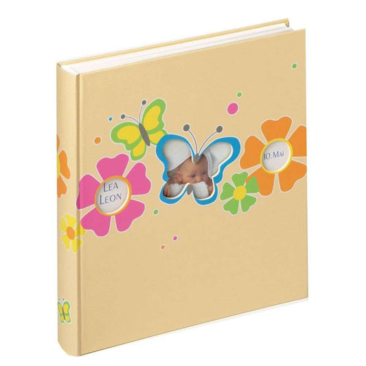 Walther Butterfly Baby Traditional Photo Album - 60 Sides