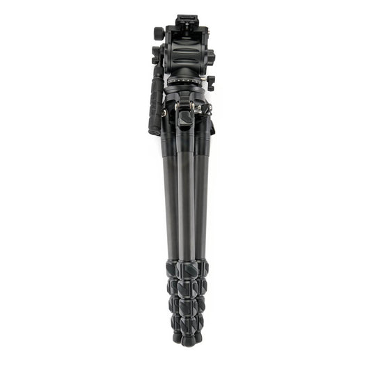 3 Legged Thing Wes Carbon Fibre Travel-Friendly Levelling Base Tripod Kit – Black
