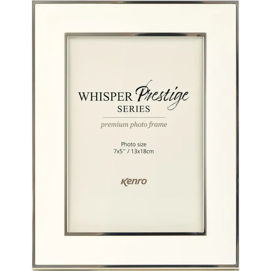 Kenro Whisper Prestige Series 6x4" Frame - White