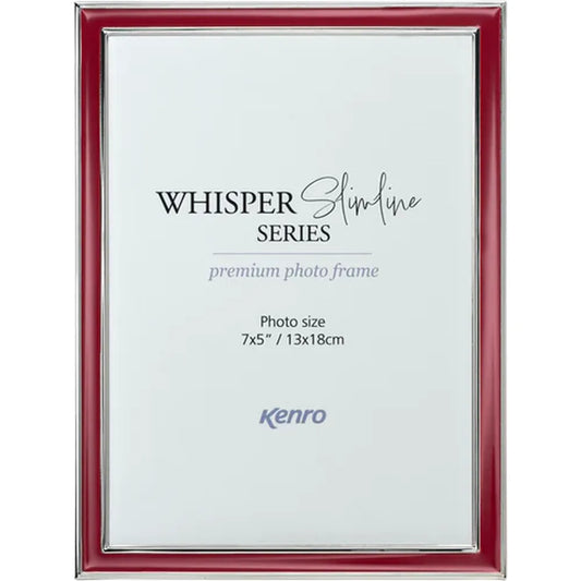 Kenro Whisper Slimline Photo Frame - Red