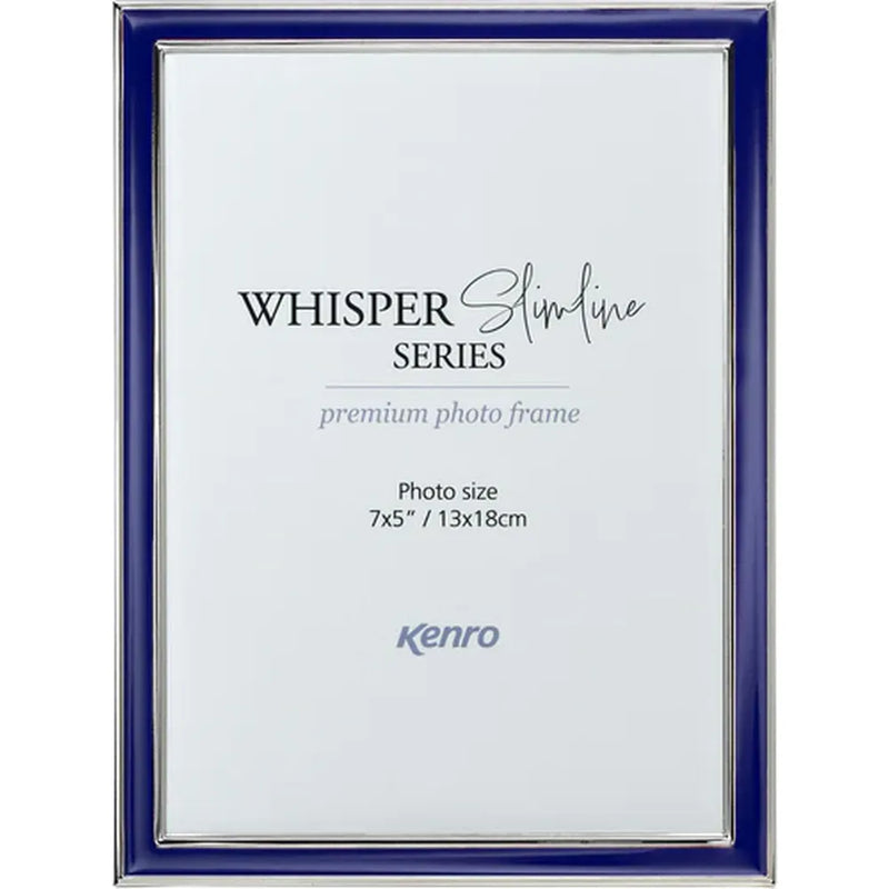 Kenro Whisper Slimline Photo Frame  - Blue