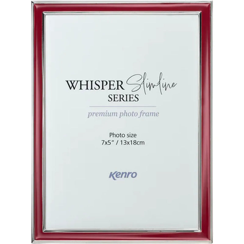 Kenro Whisper Slimline Photo Frame  - Red