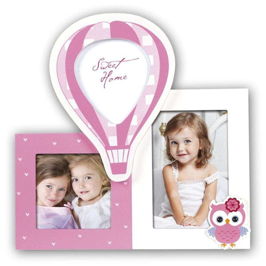 Matteo Kids Multi Aperture Pink Photo Frame