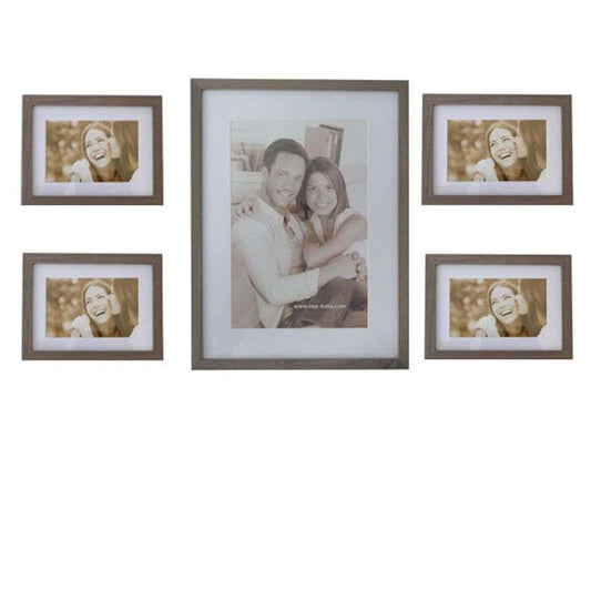 Gallery Frame Set Mixed Sizes 5 Piece Set