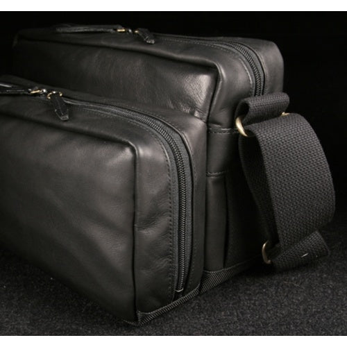 Artisan & Artist GCAM-1000 Leather Camera Bag – Black