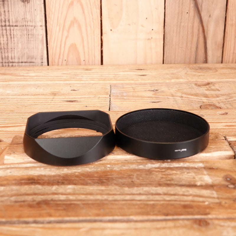 Used Haoge  Lens Hood and Cap for Fuji XF 56mm F1.2 Lens