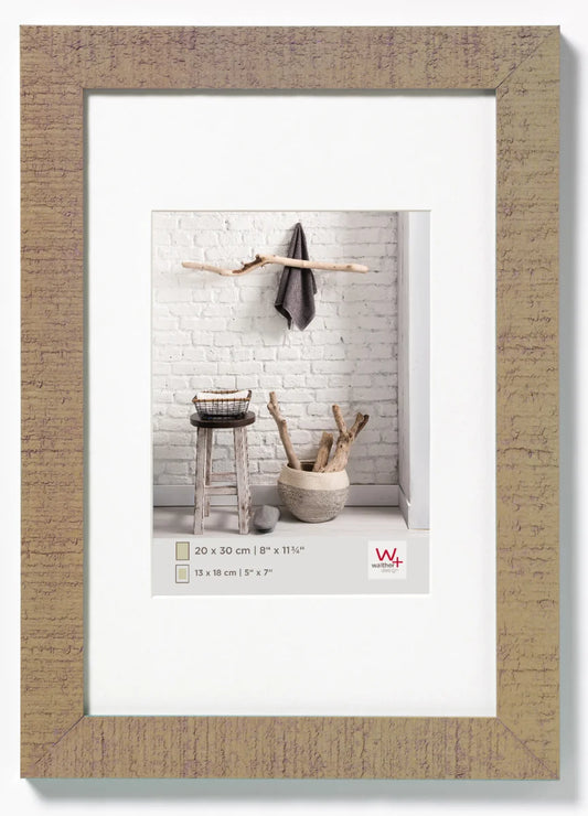 Walther Home Wooden Picture Frame - A4 Beige Brown