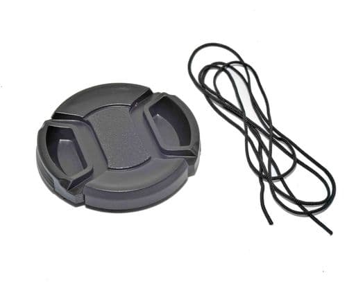 Kood 40.5mm Centre-Pinch Snap-On Front Lens Cap with Keep Cord