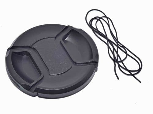 Kood 72mm Centre-Pinch Snap-On Front Lens Cap with Keep Cord