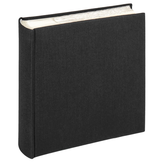 Black Linen photo album on a white background