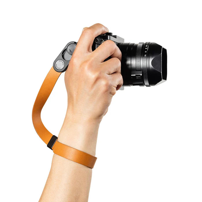 Peak Design Cuff Leather Camera Wrist Strap - Amber