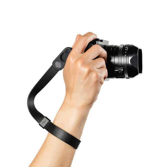 Peak Design Cuff Leather Camera Wrist Strap - Black
