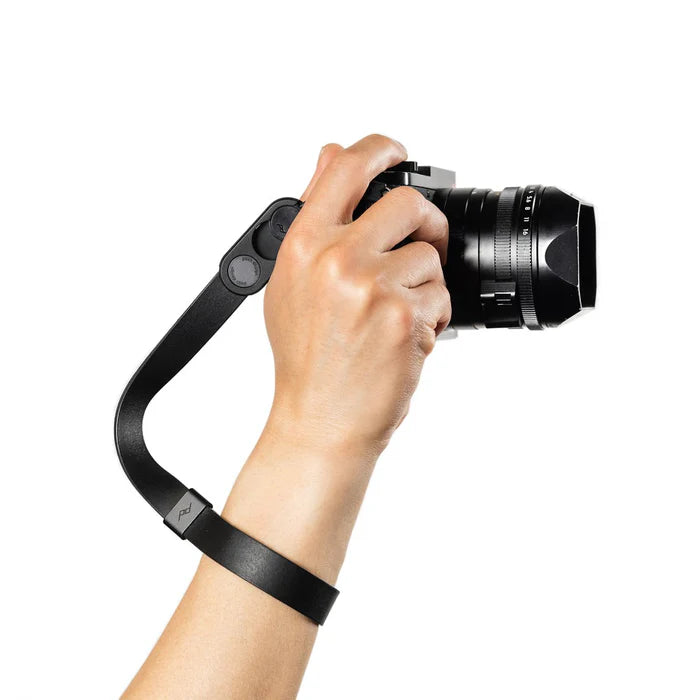 Peak Design Cuff Leather Camera Wrist Strap - Black