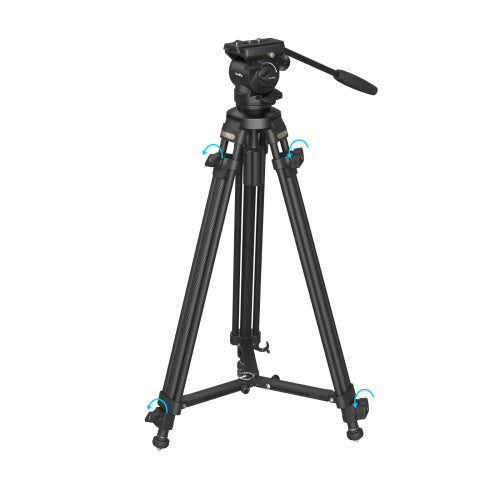 SmallRig 4685 Lightweight Video Carbon Fiber Tripod Kit AD-50