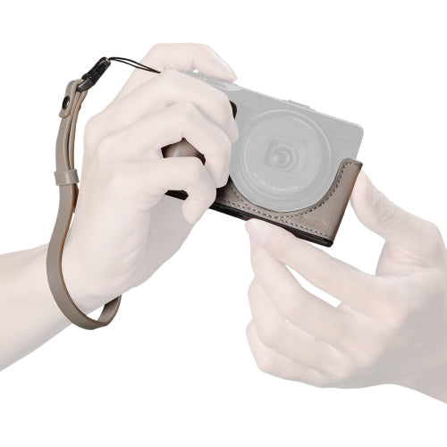 SmallRig 5677 Leather Case Kit for RICOH GR IV, GR III, GR IIIx, GR III HDF & GR IIIx HDF (Grey)