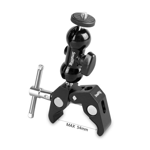 SmallRig Multi-Function Double Ball Head with Clamp & 1/4" Screw